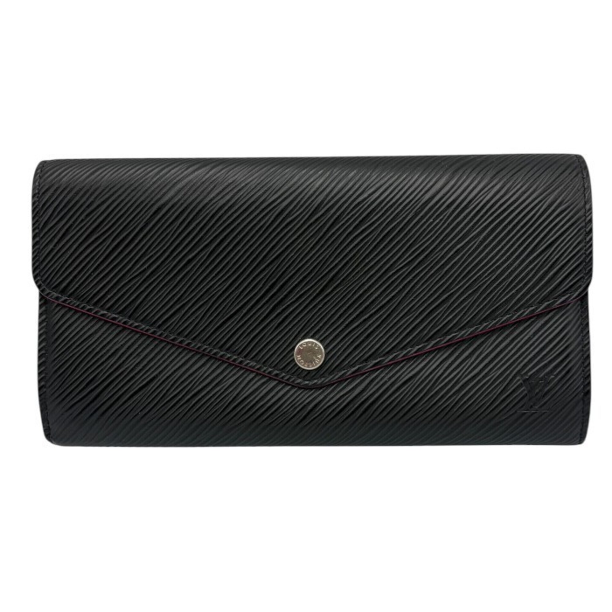 Louis Vuitton Louis Vuitton Epi Portefeuille Sarah Long Wallet M64322 W4
